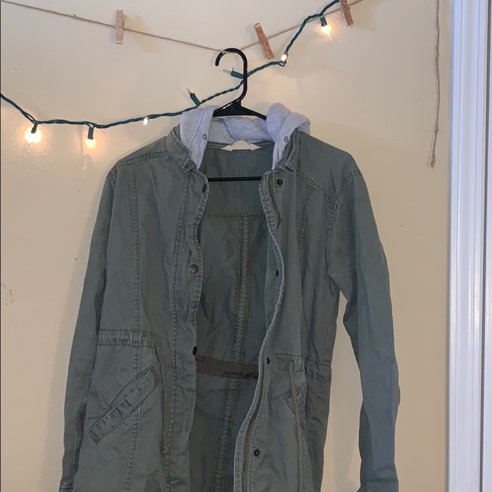 Army green jacket